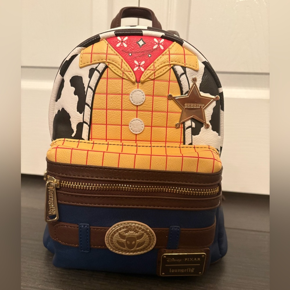 Loungefly Pixar Woody Themed Backpack